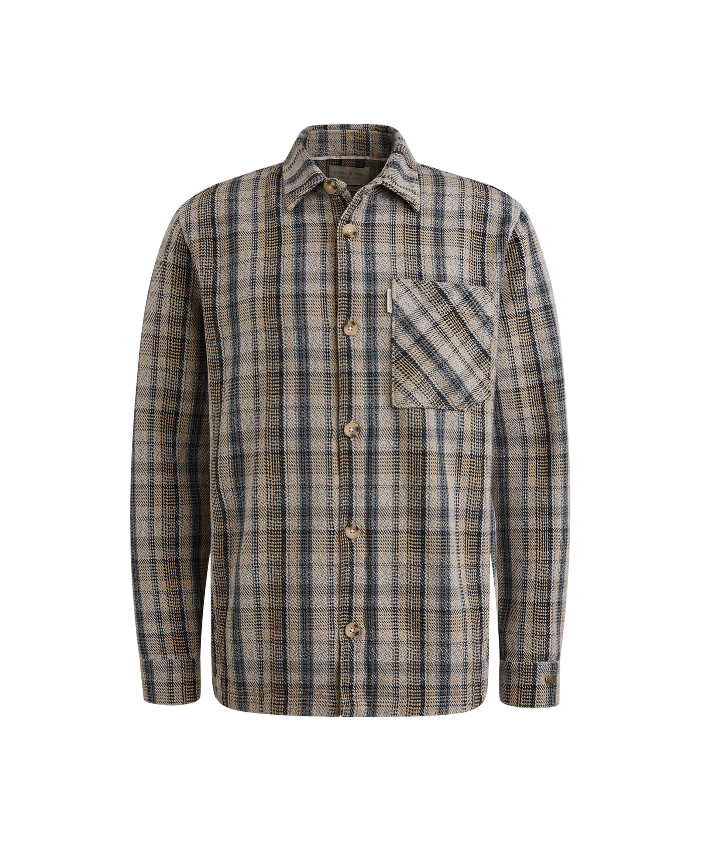 Cast Iron - Csi2508205 - Heavy Check Overshirt - 9096 Stormy