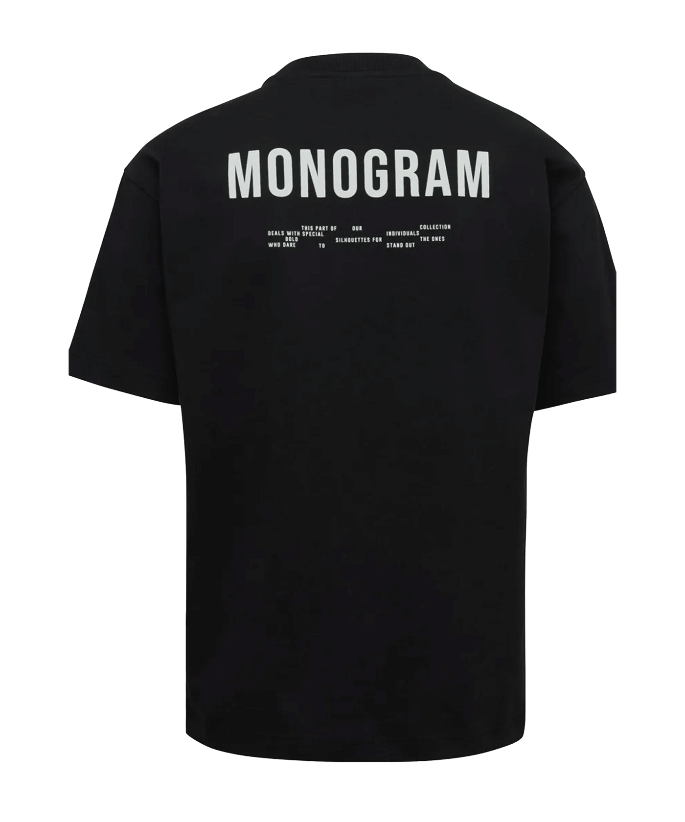 Genti - J1098-3226 - Monogram Ss T-shirt - 020 Black