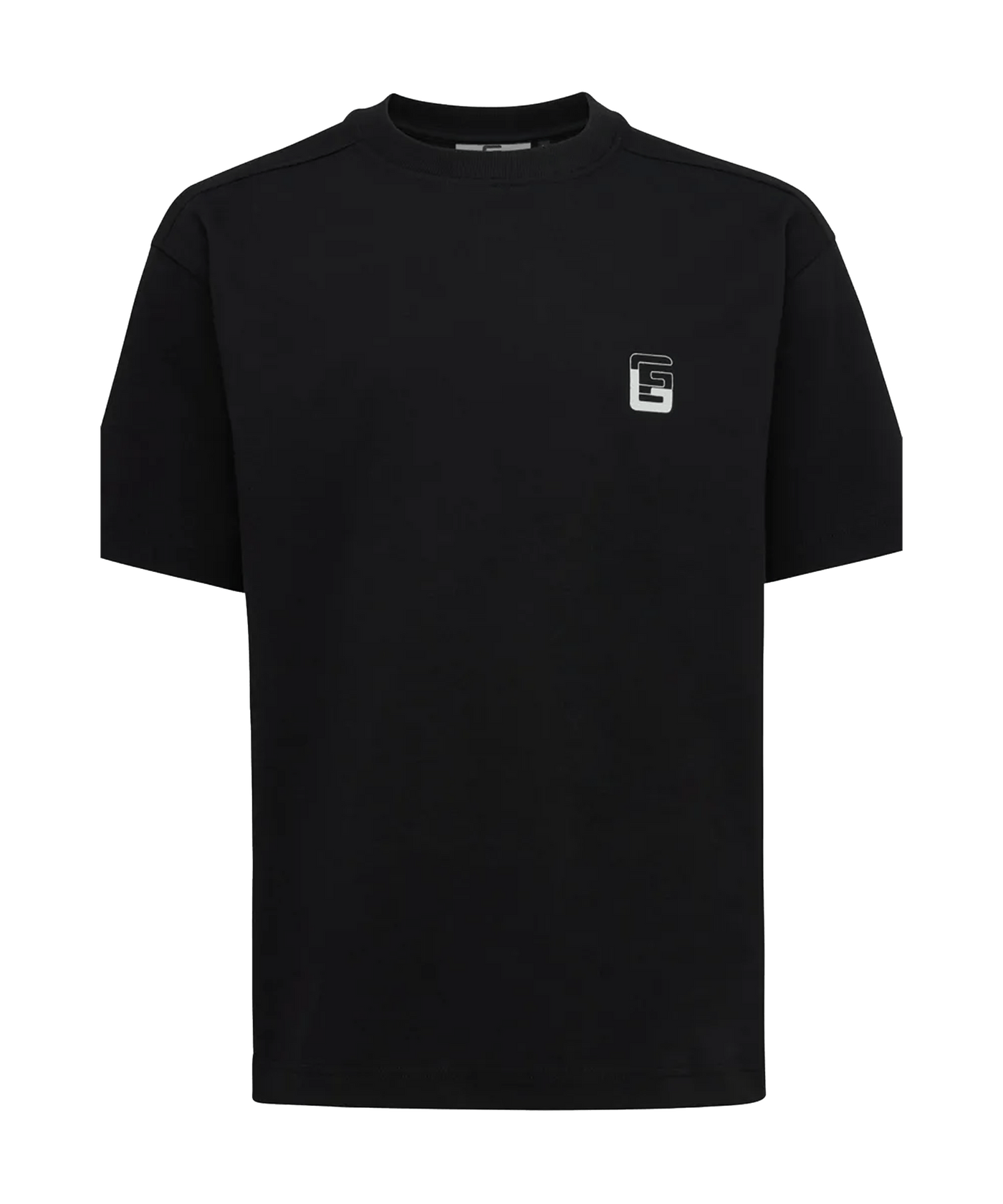 Genti - J1098-3226 - Monogram Ss T-shirt - 020 Black