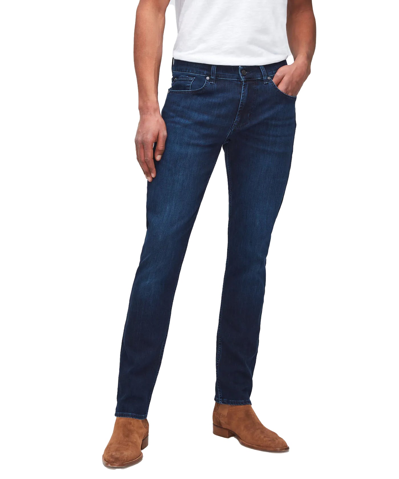 7 For All Mankind - Slimmy Tapered Luxe Performance - Dark Blue