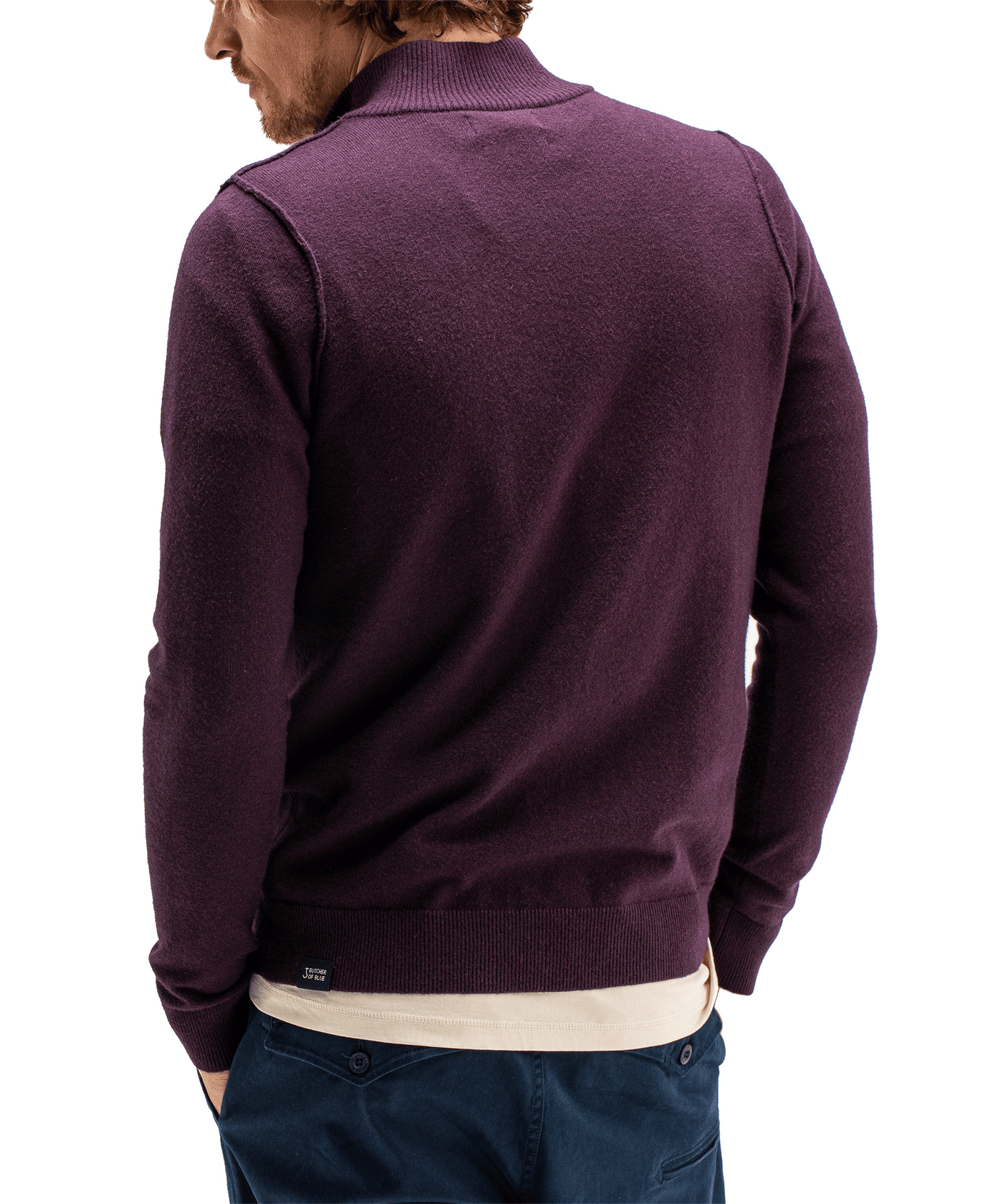 Butcher of Blue - 1926002 - Clifden Halfzip - Pascha Purple