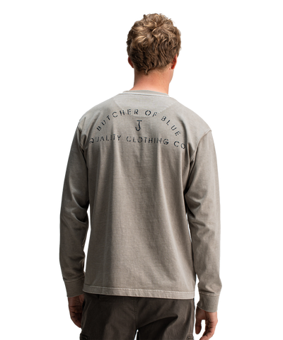 Butcher of Blue - M2522011 - Army Qcc Loose Ls T-shirt - 970 Slate