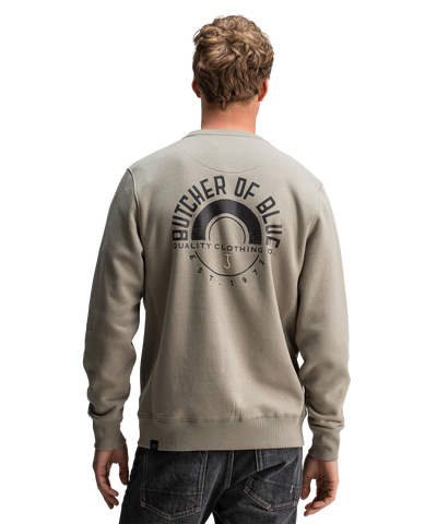 Butcher of Blue - M2523013 - Army Circle Crew - 970 Slate Grey