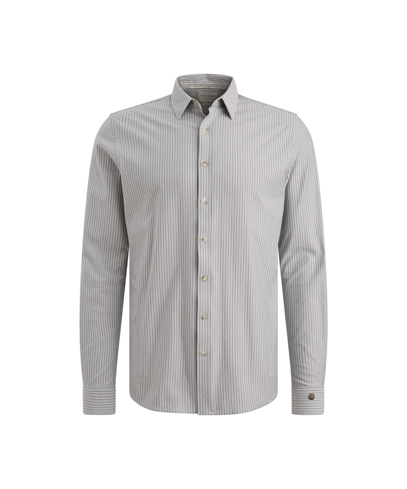 Cast Iron - Csi2511279 - Ls Twill Shirt - 5277 Grisaille