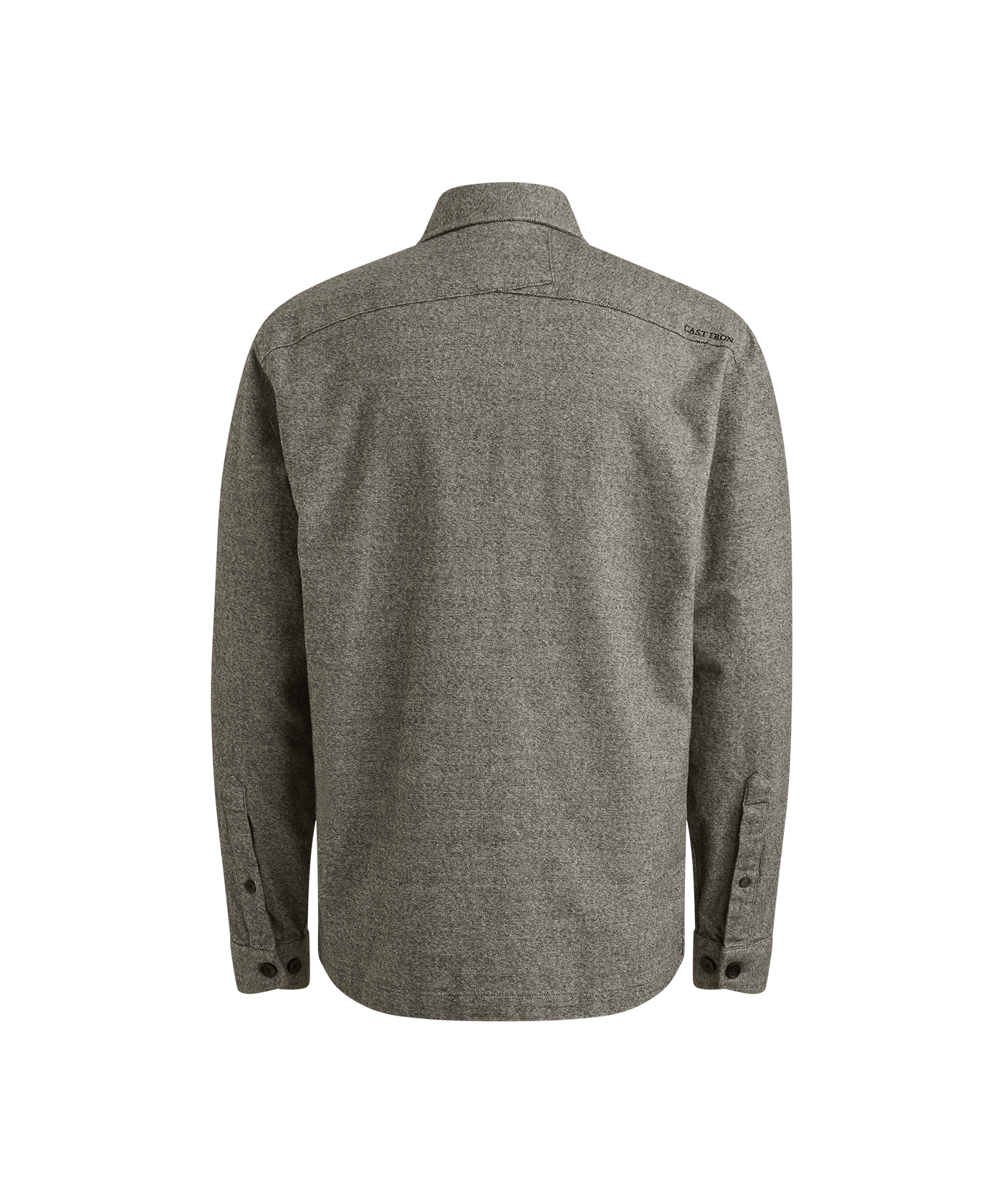 Cast Iron - Csi2510262 - Ls Wool Shirt - 9159 Black Sand