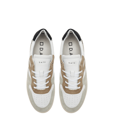 D.A.T.E. - M391 - Court 2.0 Vintage Calf - White/natural