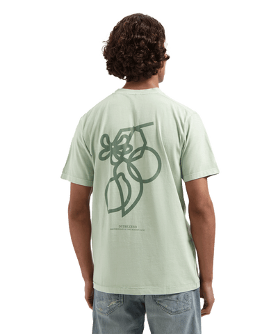 Dstrezzed - Nickolas Graphic - T-shirt - 558 Sage