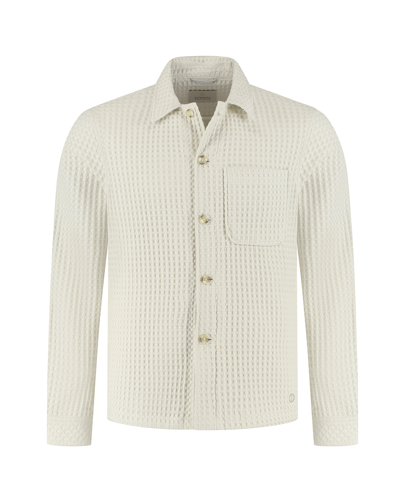 Dstrezzed - 152008 - Lino Fw Overshirt - 107 Silver Birch