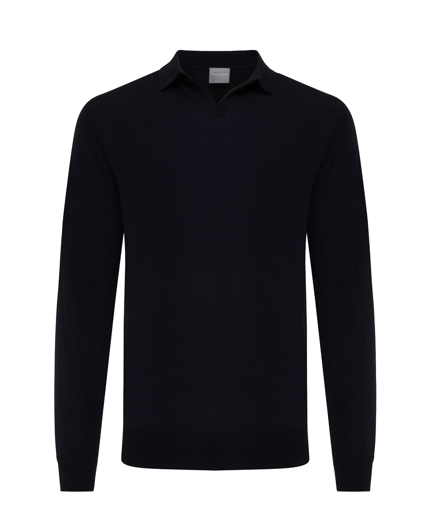 Gentiluomo - K1102-262 - Polo No Button Ls - 010 Navy