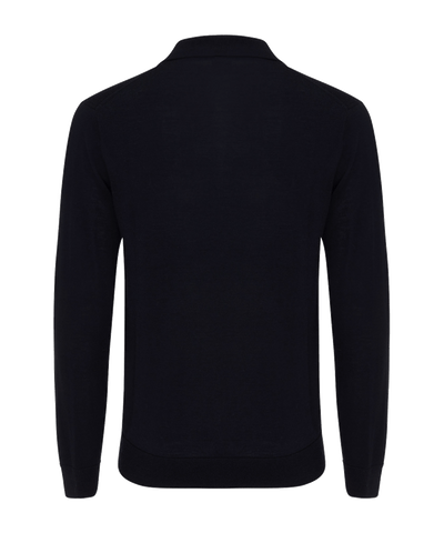 Gentiluomo - K1102-262 - Polo No Button Ls - 010 Navy