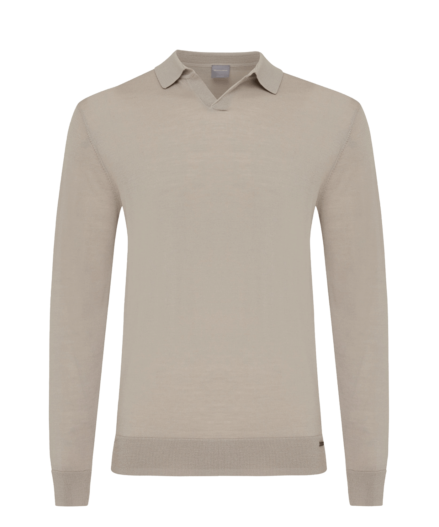 Gentiluomo - K1102-262 - Polo No Button Ls - 044 Mid Brown