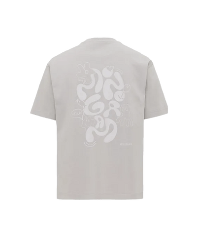 Genti - J2052-1226 - Monogram T-shirt - 126 Grey