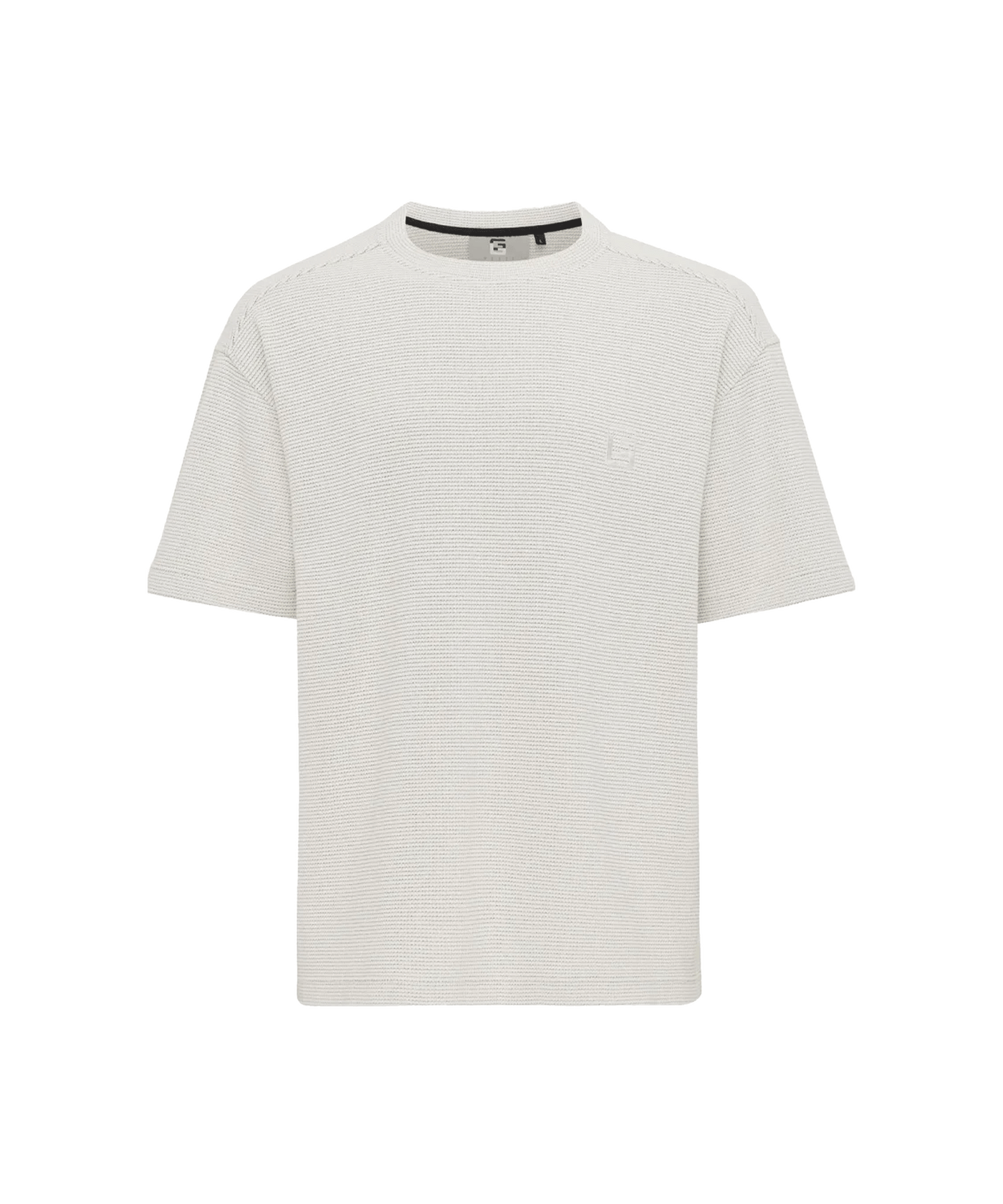 Genti - J2049-1214 - Monogram T-shirt - 148 Off White