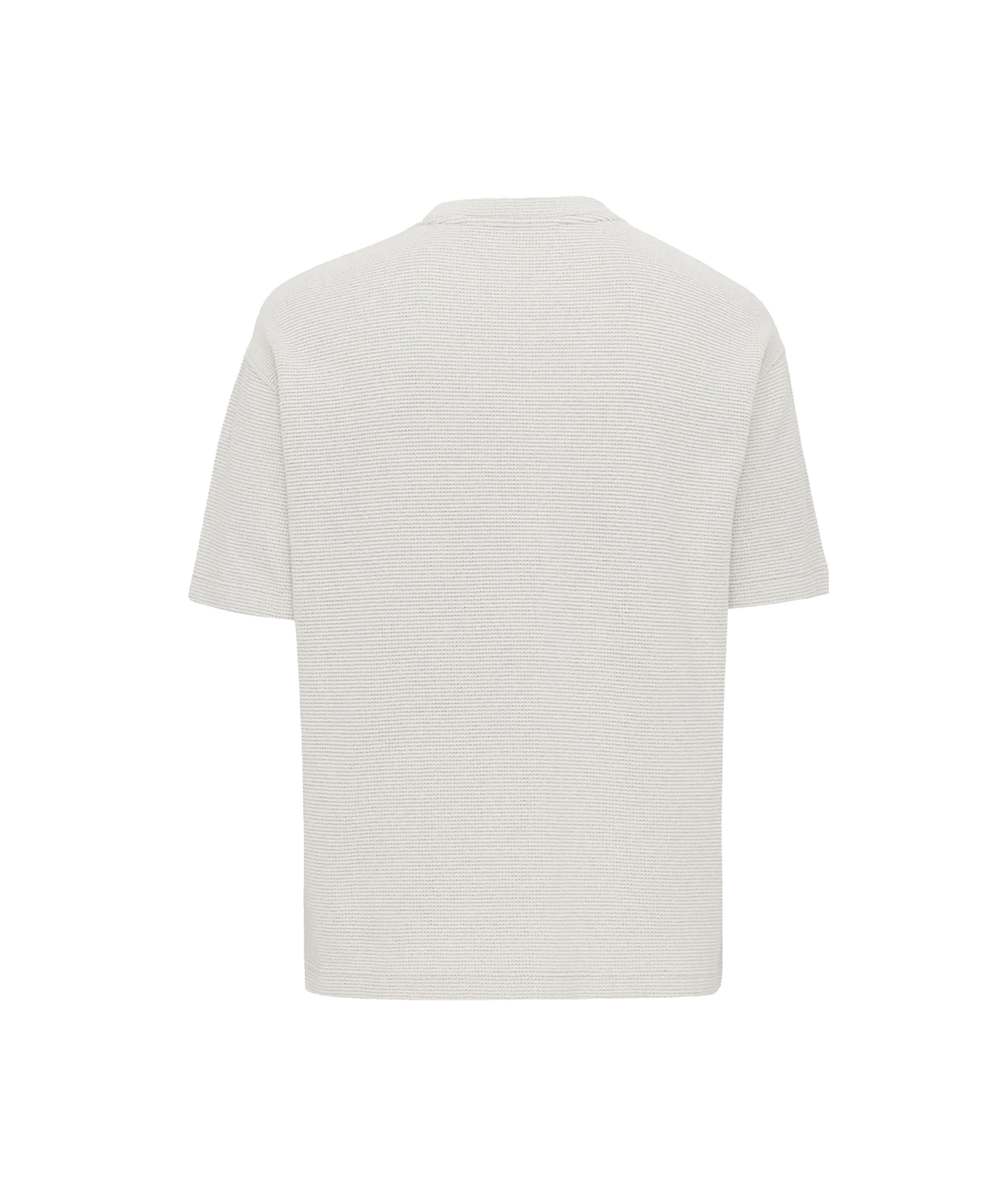 Genti - J2049-1214 - Monogram T-shirt - 148 Off White