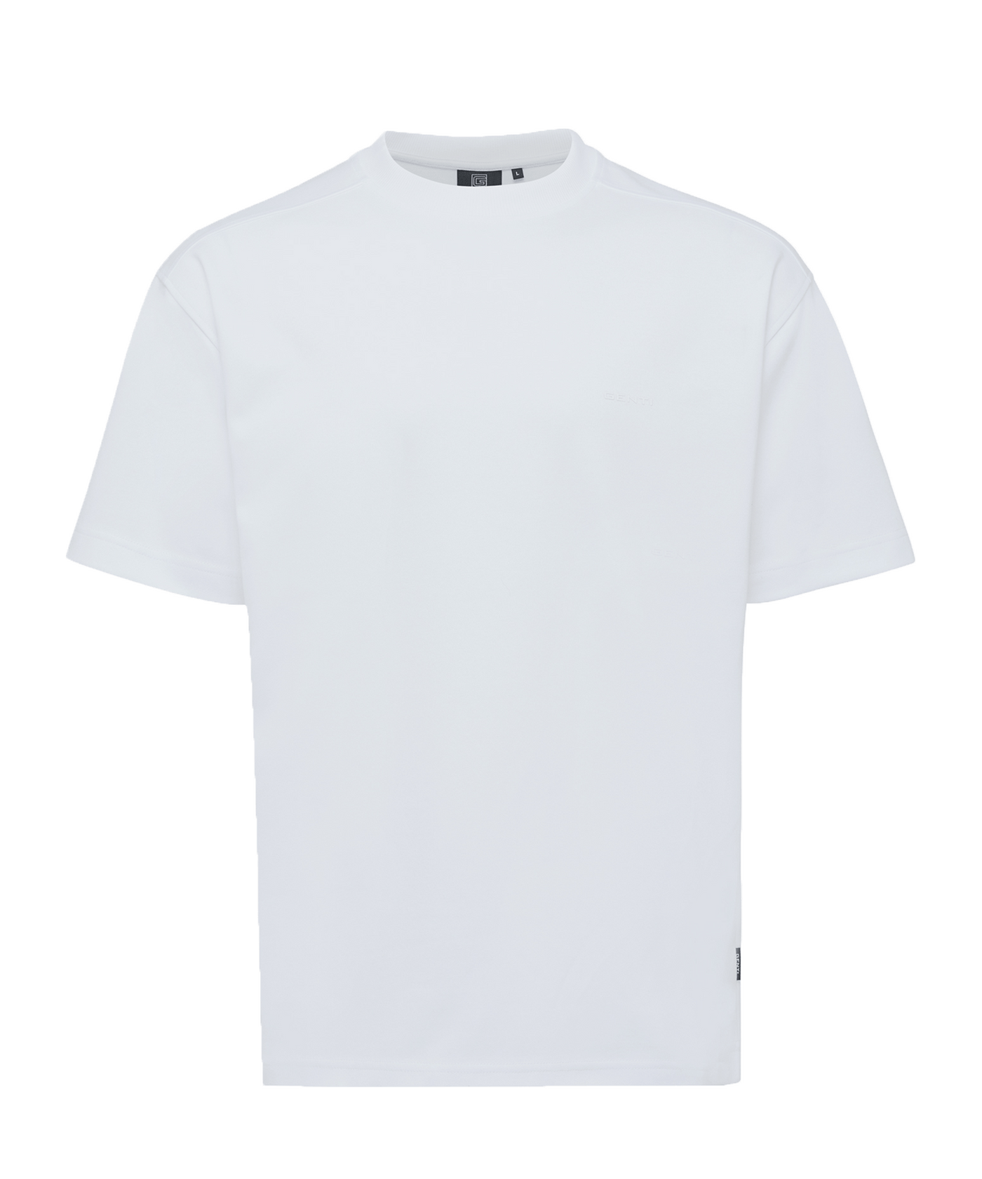 Genti - J9044-1227 - T-shirt Ss - 004 White