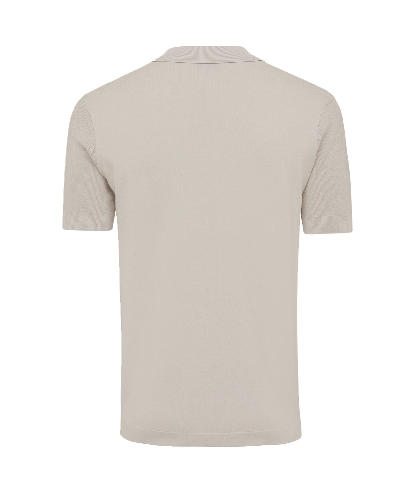 Genti - K9117-1260 - Polo No Buttons - 044 Mid Brown