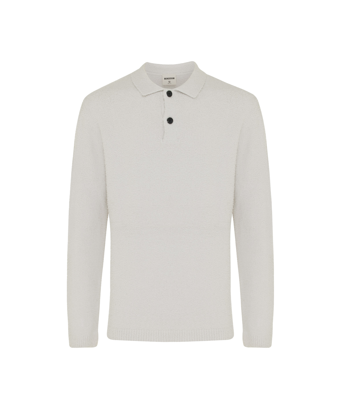 Genti - K3130-3279 - Polo Ls Monogram - 039 Offwhite