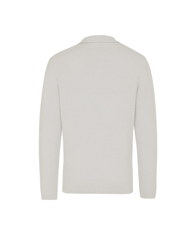 Genti - K3130-3279 - Polo Ls Monogram - 039 Offwhite