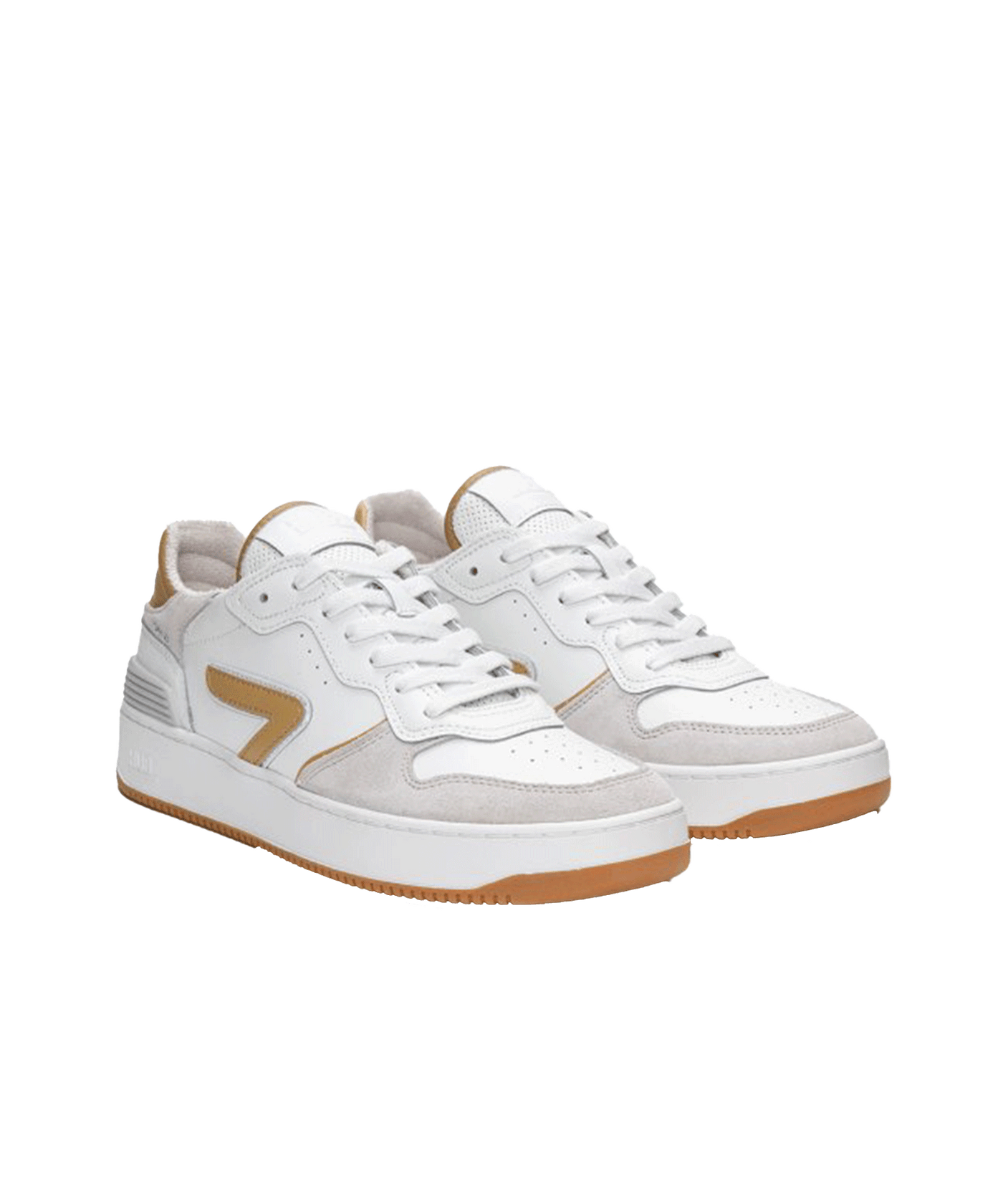 HUB Footwear - Smash L68 - White/brown