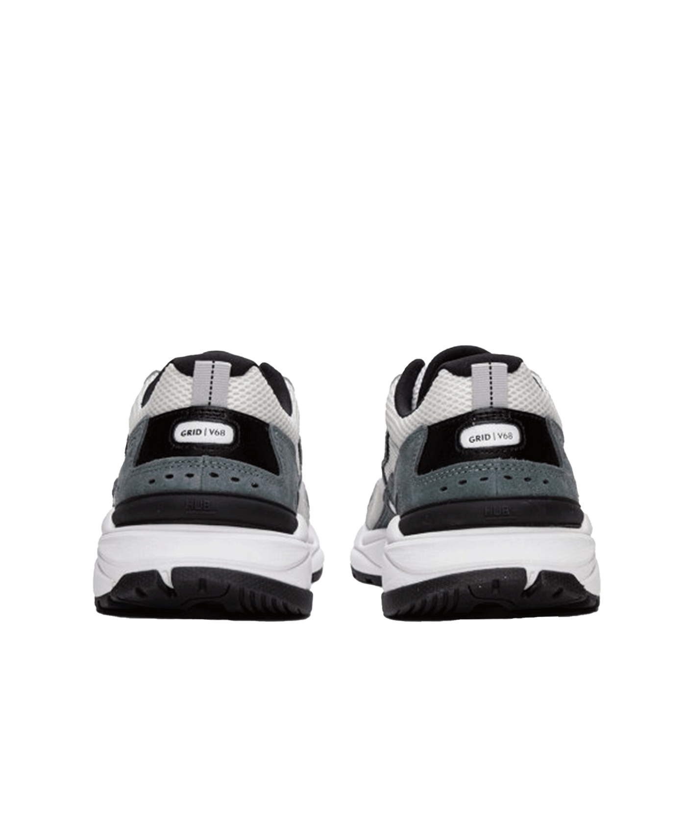 HUB Footwear - Grid-m S48 - White/black