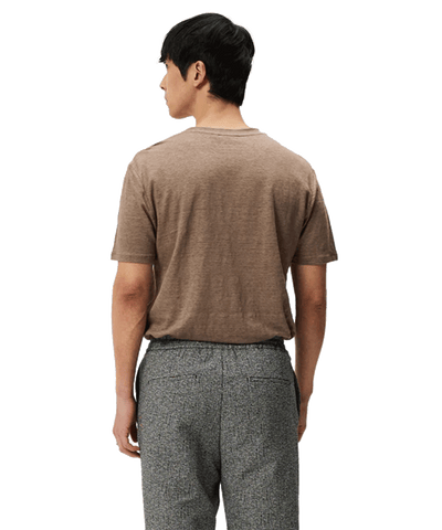 J Lindeberg - Coma Linen - T-shirt - E189 Walnut