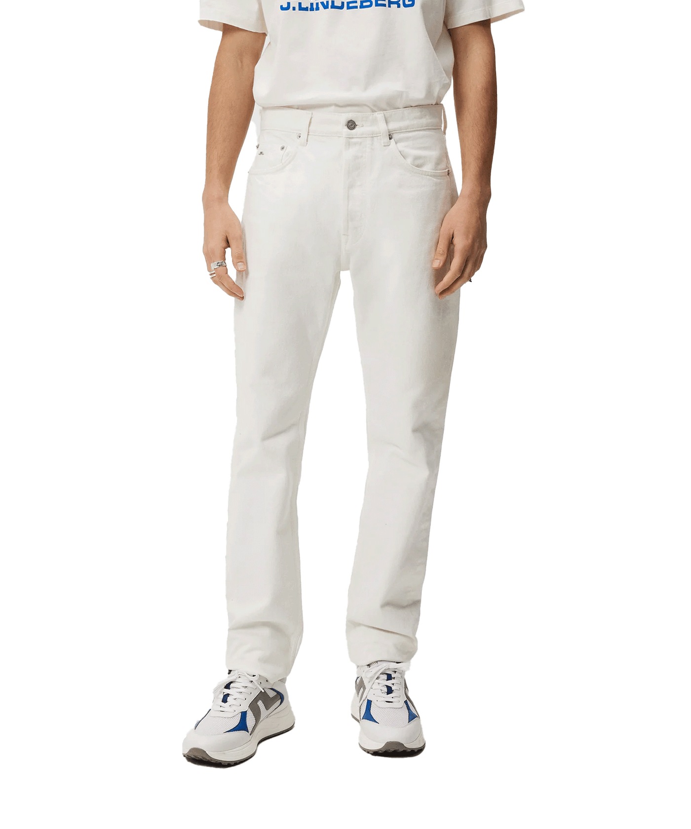 J Lindeberg - Cody Solid - Regular Jeans - A003 Cloud White