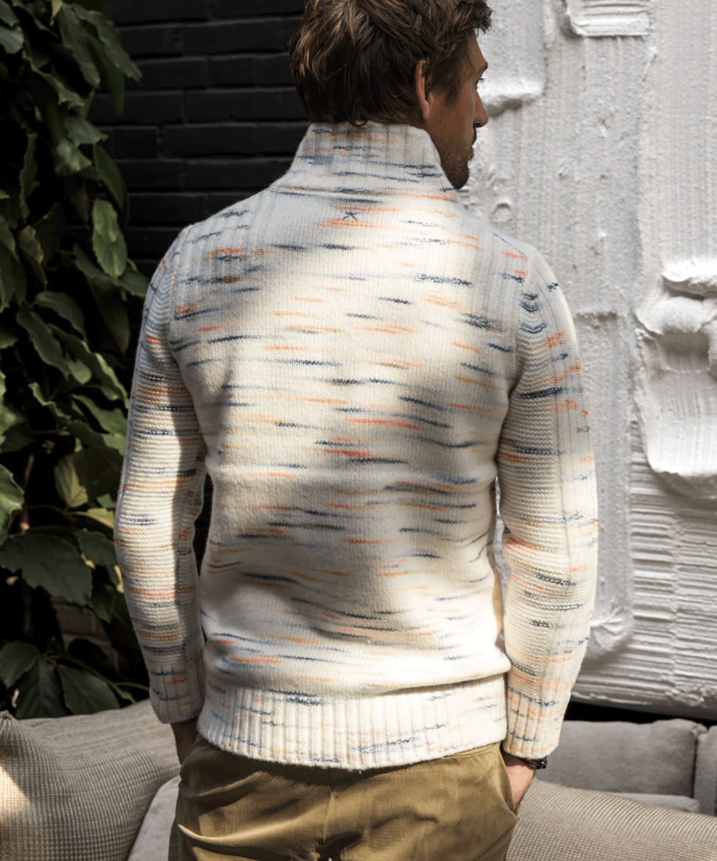 Kollekt - 6216-004 - Cozy Prismatic Knit - 004 Alphine White