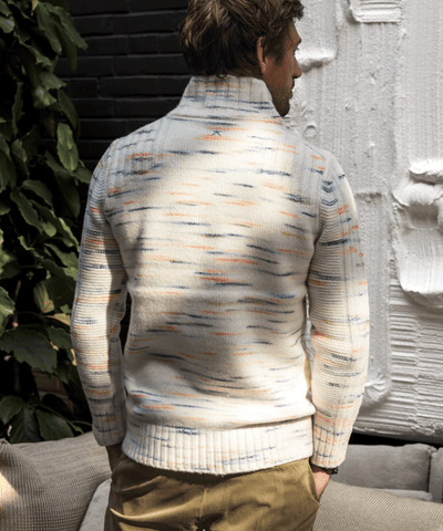 Kollekt - 6216-004 - Cozy Prismatic Knit - 004 Alphine White
