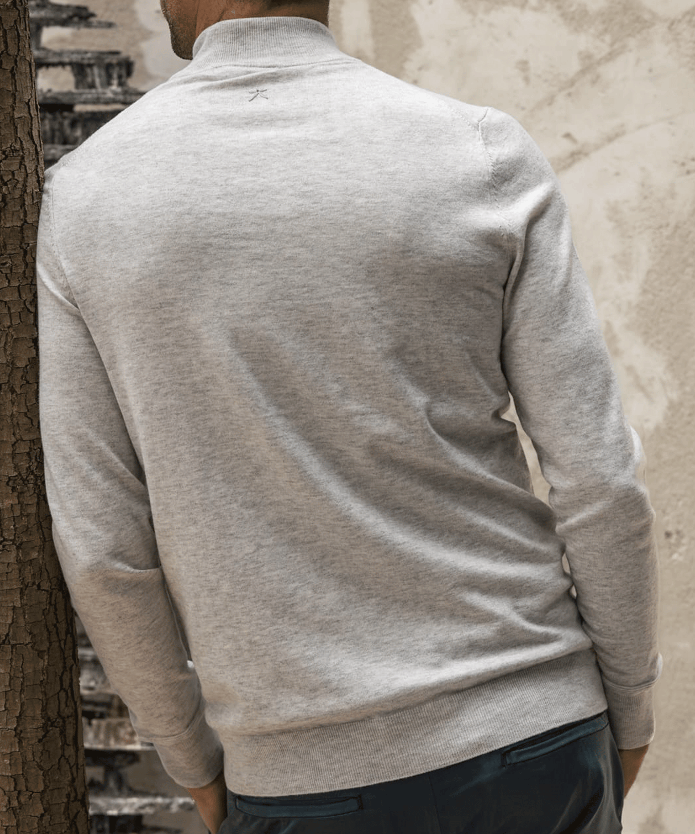Kollekt - 6211-004 - Merino Half Zip - 004 Alphine White