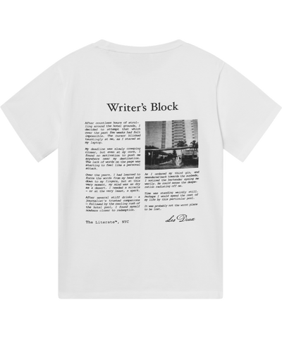 Les Deux - Ldm101178 - Newspaper T-shirt - White