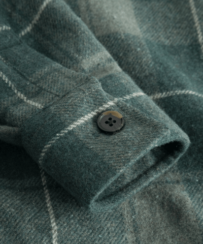 Les Deux - Ldm410137 - Lennon Check Shirt - Olive Night