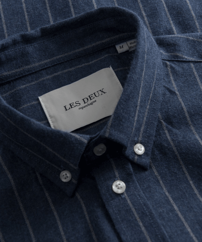 Les Deux - Ldm410169 - Desert Reg Shirt - Dark Navy