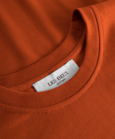 Les Deux - Ldm101135 - Crew T-shirt - Terracota/court Orange