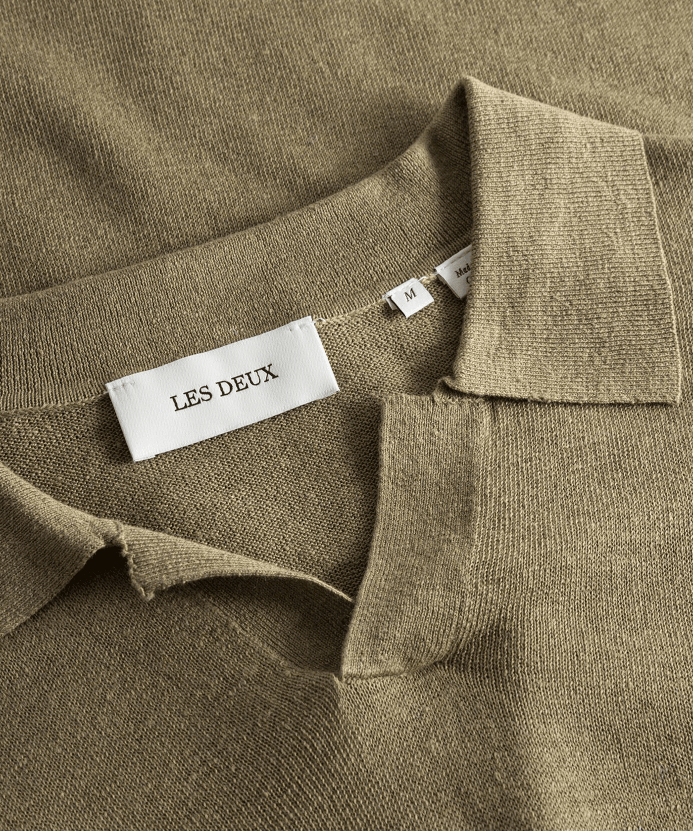 Les Deux - Ldm310120 - Emmanuel Polo Knit - Surplus Green