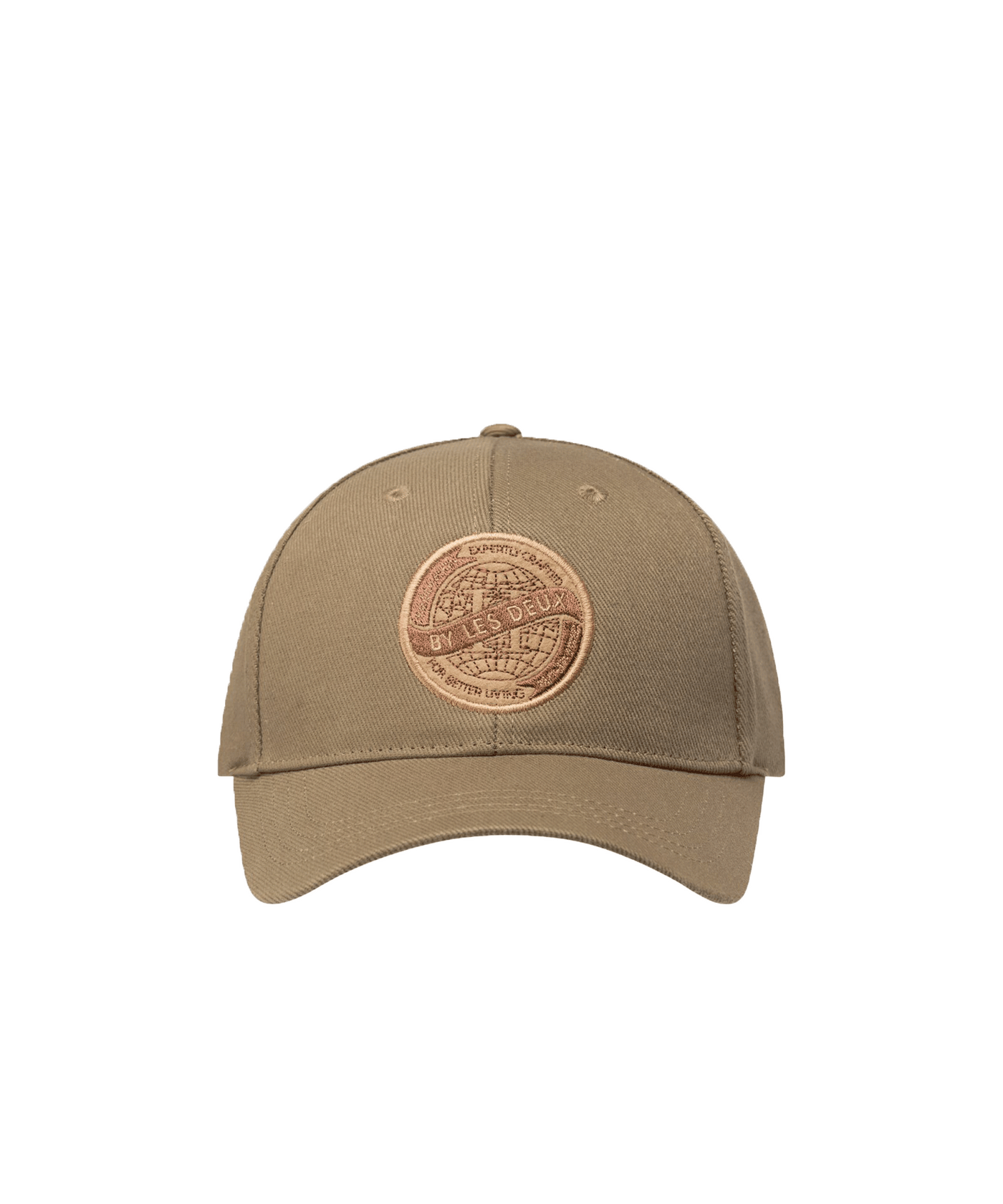 Les Deux - Ldm702085 - Globe Baseball Cap - Surplus Green