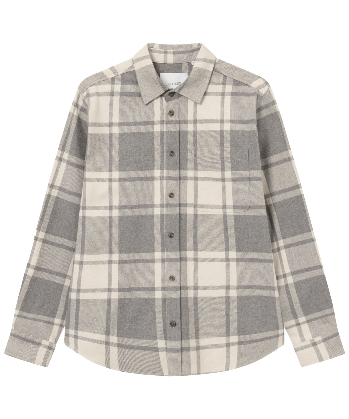 Les Deux - Ldm410167 - Jeremy Flannel - Grey Melange