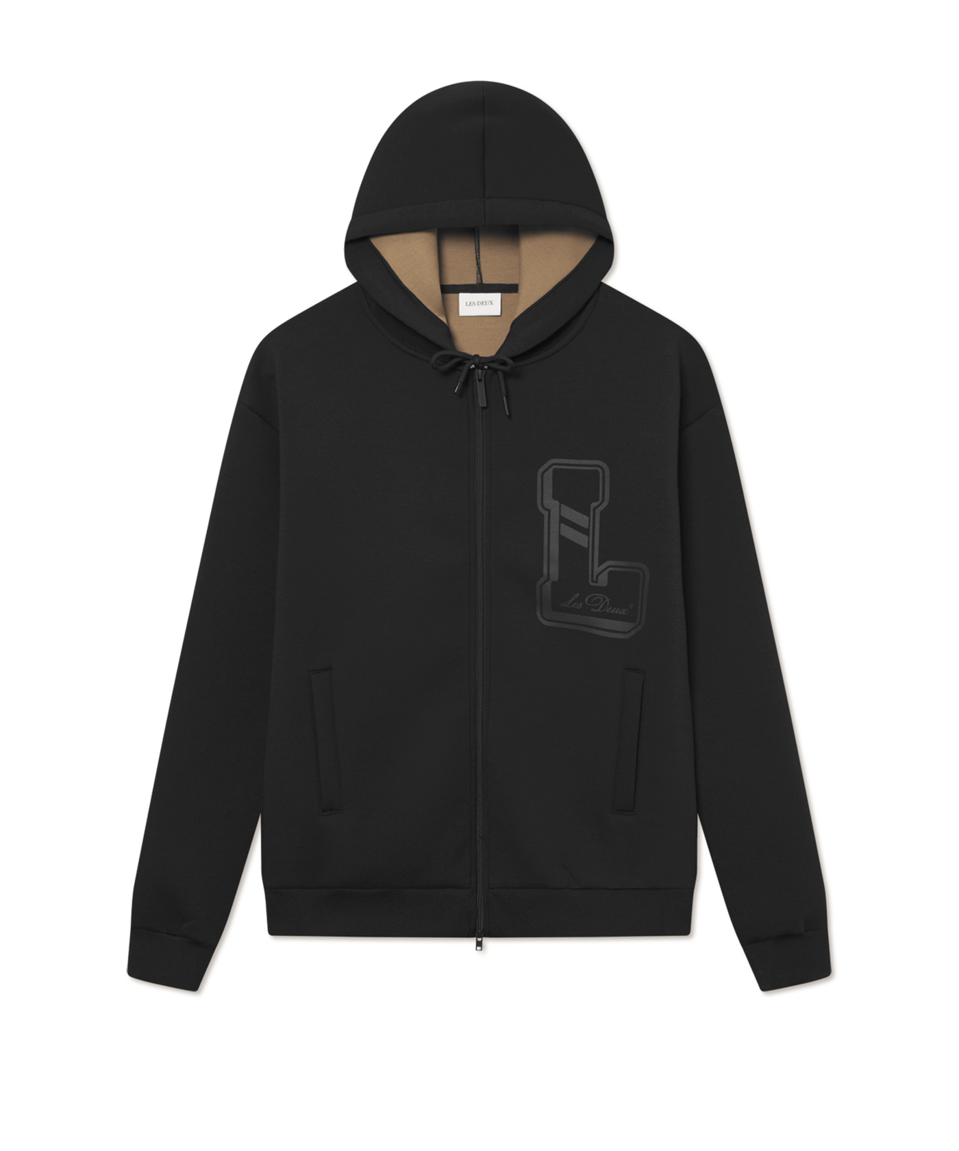 Les Deux - 1000597 - Neythan Zipper Hoodie -  Black
