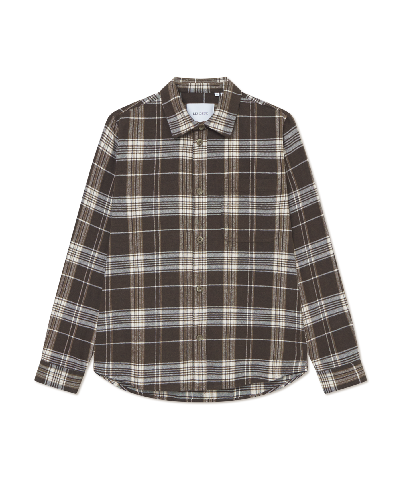 Les Deux - 1000546 - Lennon Check Overshirt - Delicioso