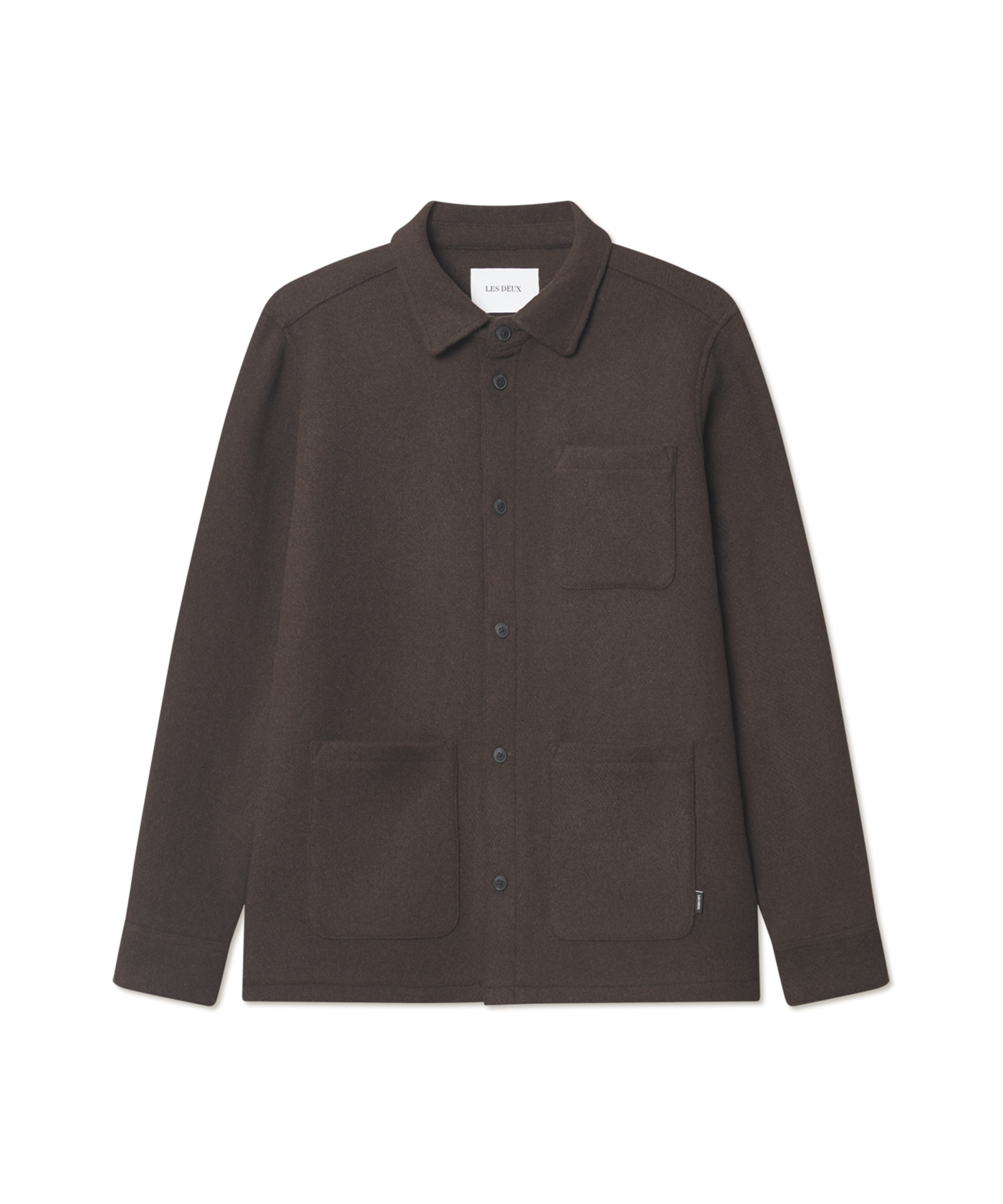 Les Deux - 1000573 - Jason Solid Wool Overshirt - Delicioso