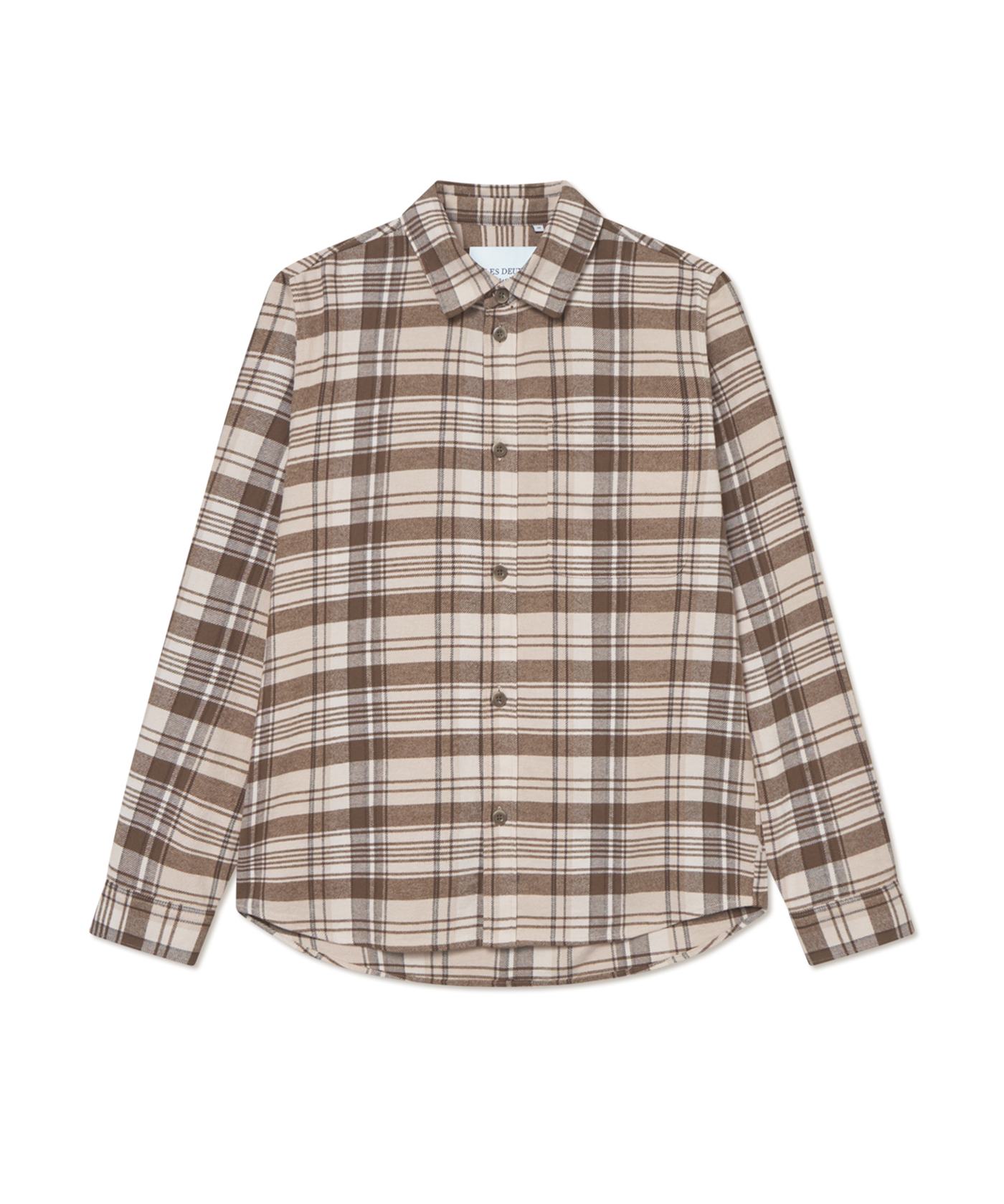 Les Deux - 1000546 - Lennon Check Overshirt - Irish Cream