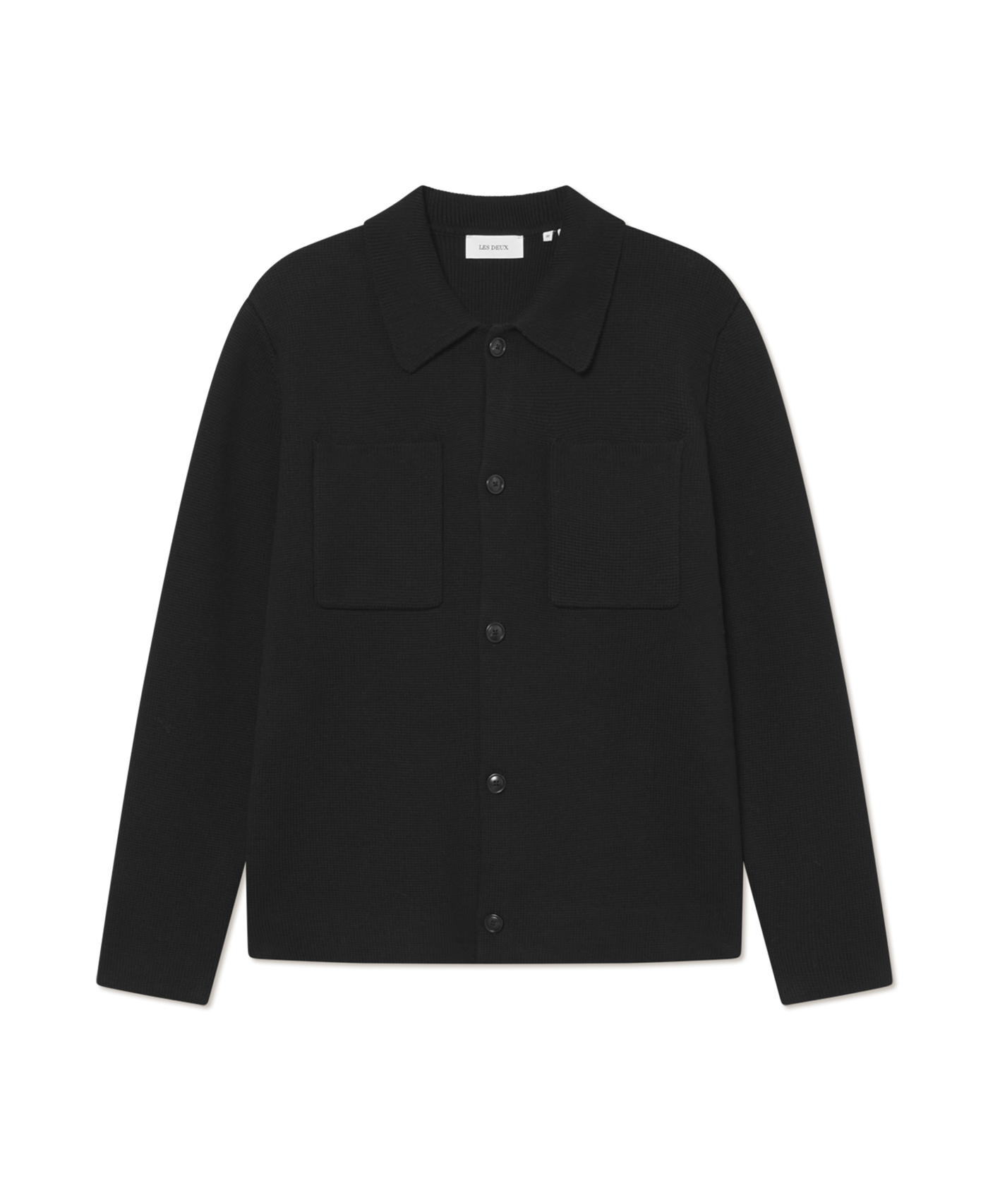 Les Deux - 1000572 - Fischer Cotton Overshirt - Black