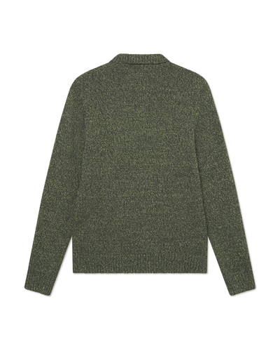 Les Deux - 1000556 - Billy Mouline Knitted Polo - Woodbine