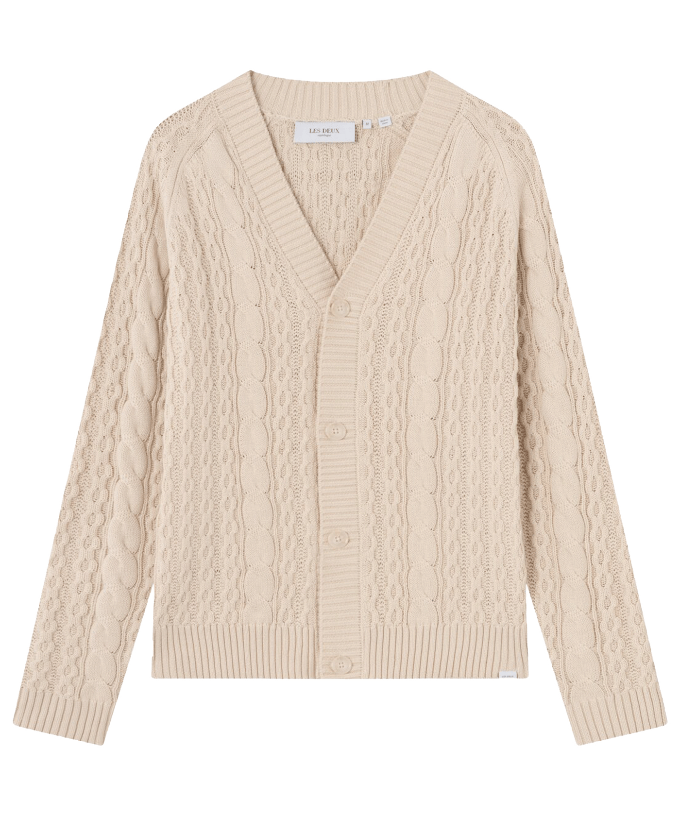 Les Deux - Ldm310091 - Gavin Cable Cardigan - Ivory