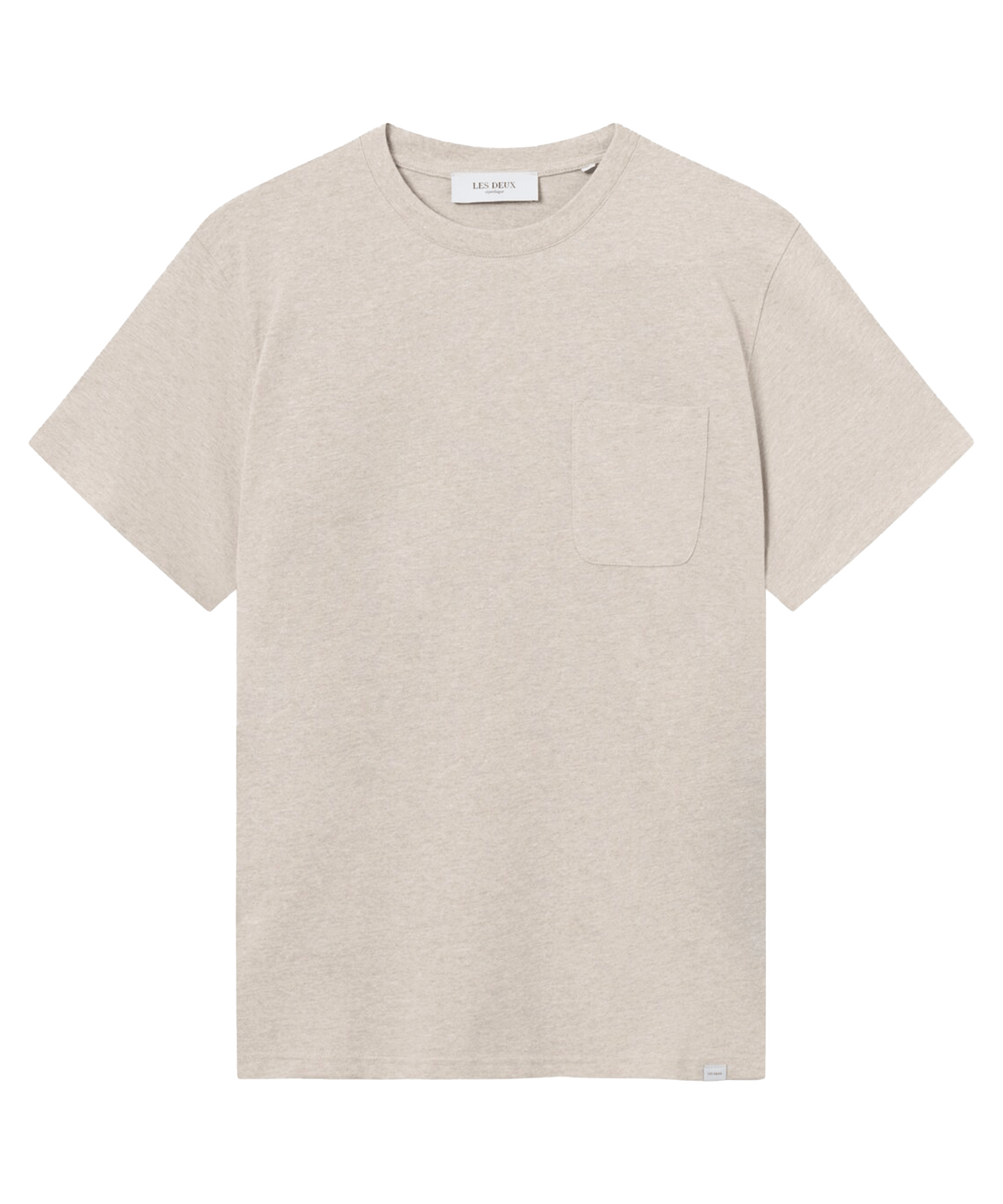 Les Deux - Ldm101142 - Supplies T-shirt - Lt Sand/ivory