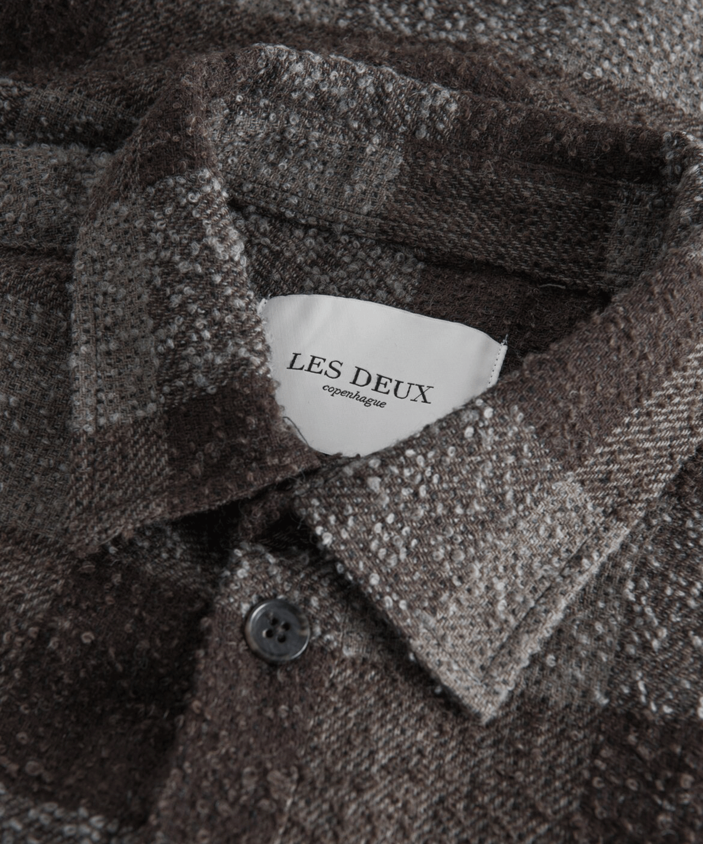 Les Deux - Ldm410165 - Hank Check Shirt - Ebony Brown
