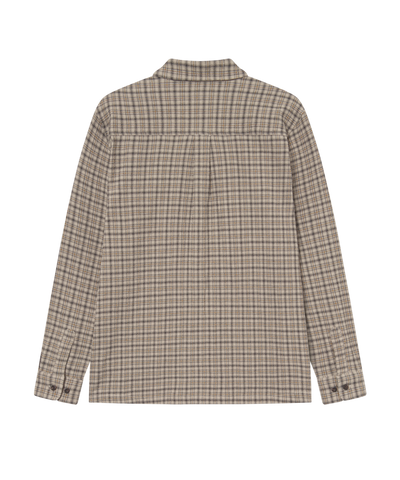 Les Deux - 1001711 - John Check Shirt - Dark Sand