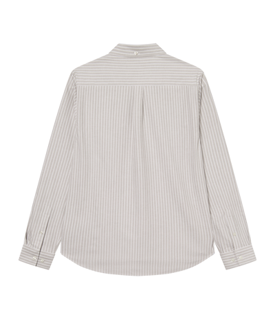 Les Deux - 1001703 - Konrad Striped Oxford Shirt - Dk Sand