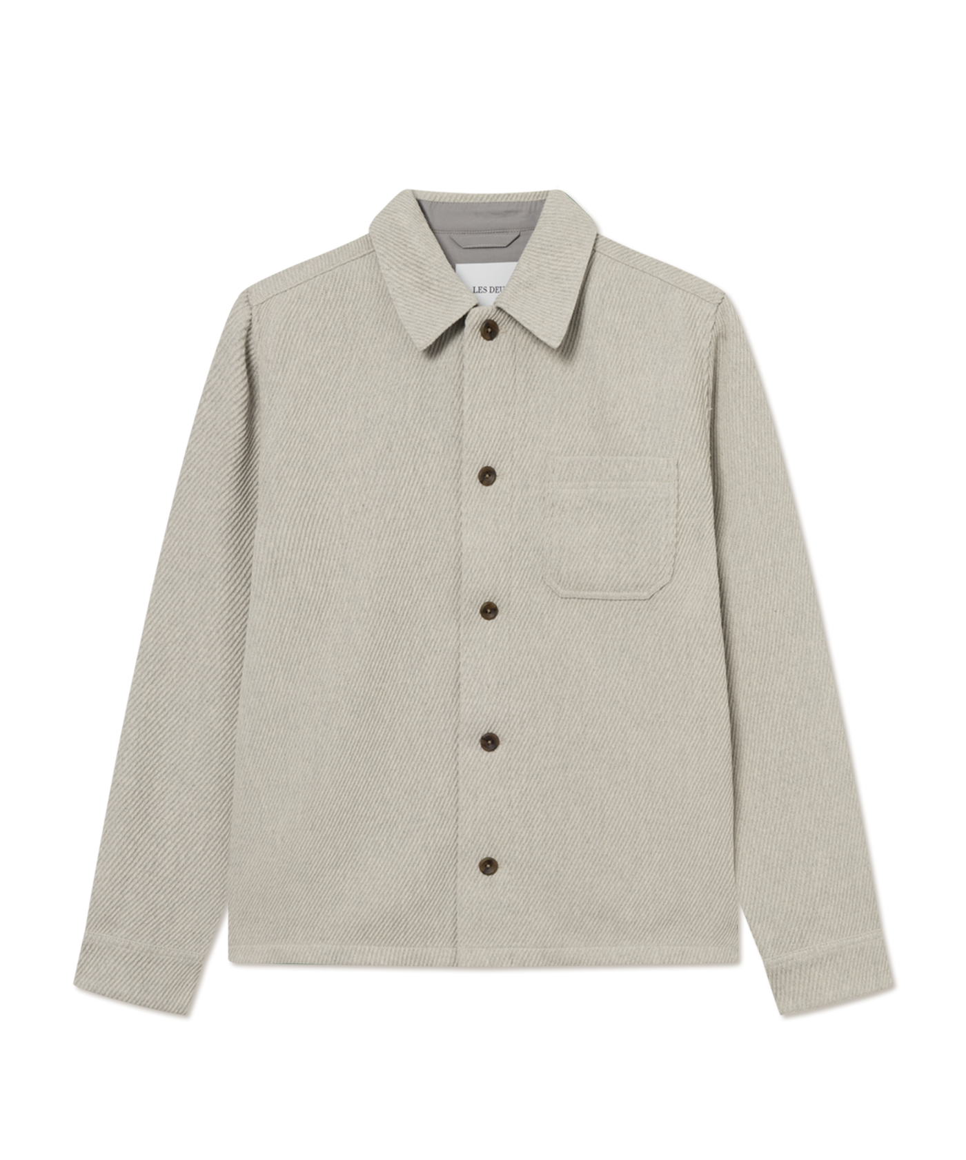 Les Deux - 1001007 - Hamilton Twill Wool Overshirt - Snow