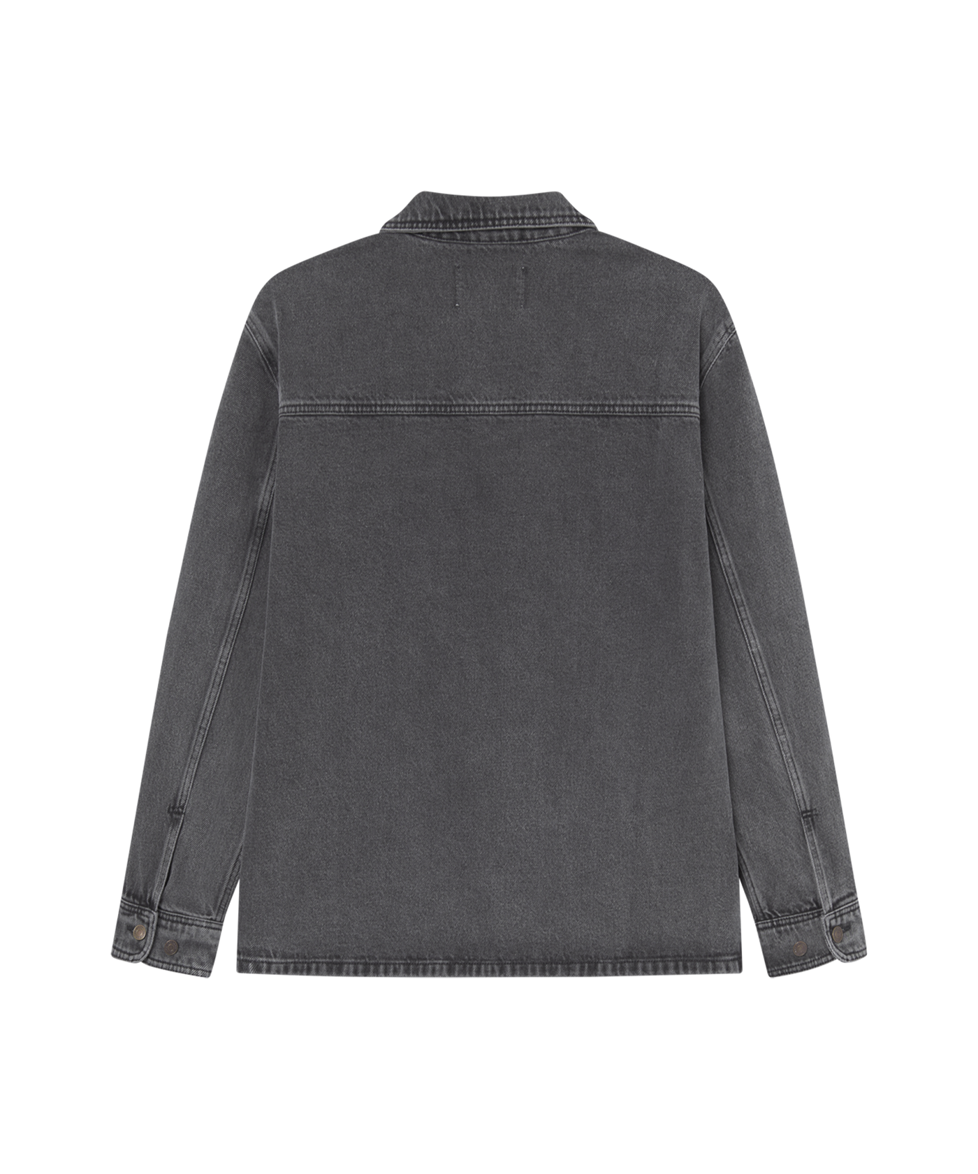 Les Deux - 1000938 - Loan Washed Overshirt - Grey Washed