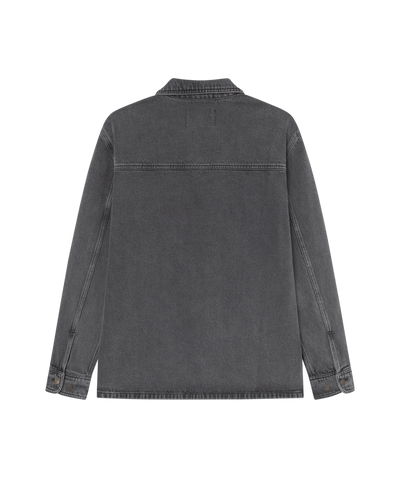 Les Deux - 1000938 - Loan Washed Overshirt - Grey Washed